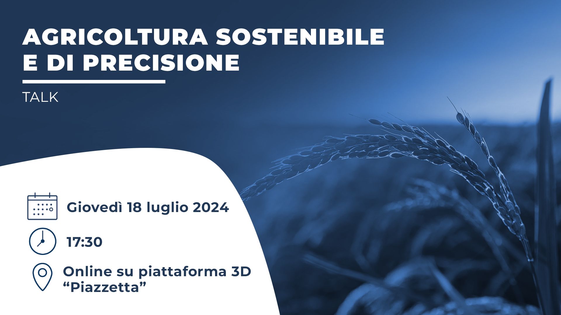 Agricultura sostenibile e di precisione